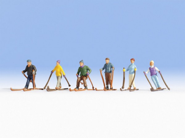 Noch 15828 H0-Figuren, "Skifahrer"