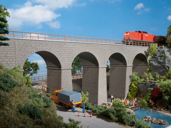 Auhagen 11344 H0-Modellbausatz, &quot;Eisenbahnbrücke&quot;
