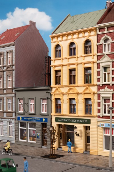 Auhagen 11464 H0-Modellbausatz, Stadthäuser Schmidtstraße 35/37