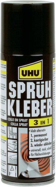 UHU 48900 UHU - Sprühkleber, "3 in 1" (200ml)
