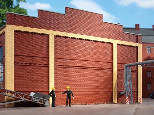 Auhagen 80513 H0-BauKastenSystem / Bauteile: Wände 2324E rot