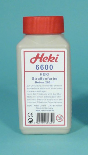 Heki 6600 Strassenfarbe, "Beton" (200 ml)