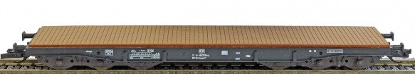 Tillig/Schwätzer 95007 TT-Flachwagen 6achsig Ep. IV-V, DB