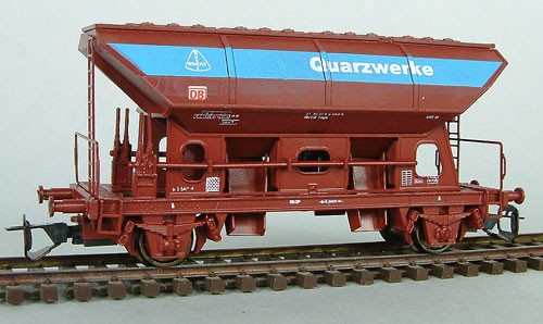 TT-Club 4332-7 TT-geschlossener Schüttgutwagen Ep. V, der &quot;Quarzwerke&quot;, eingestellt bei der DBAG