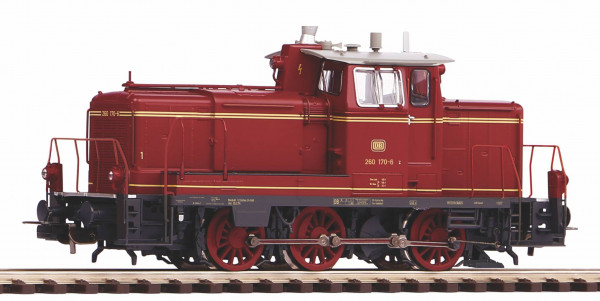 Piko 52830 H0-DC-Diesellokomotive BR 260 DB rot IV + DSS PluX22