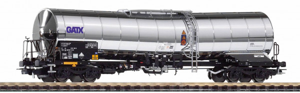 Piko 58978 H0-DC-Drehgestell-Chemiekesselwagen Ep. VI, der "GATX", eingestellt b. d. NL-GATXD