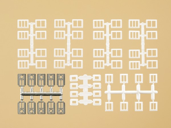 Auhagen 48654 H0/TT-Bauteile: Fenster und Türen für Industriegebäude