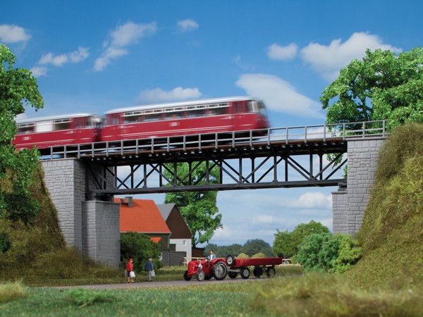 Auhagen 11364 H0-Modellbausatz, &quot;Fachwerkbrücke&quot;