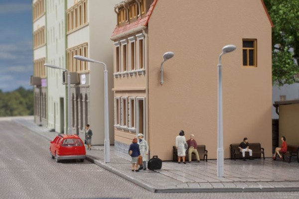 Auhagen 43656 TT-Ausgestaltungs-Zubehör, Peitschenlampenattrappen