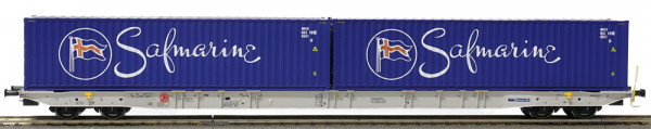 igra-model 96010055 H0-DC-Containertragwagen Ep. VI, d. " VTG/BoxXpress", eingestellt bei d. D-AAEC