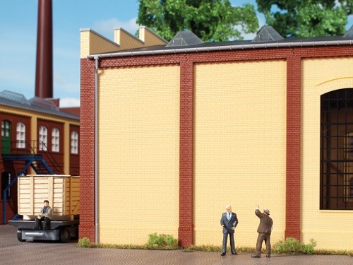 Auhagen 80611 H0-BauKastenSystem / Bauteile: Wände 2342M gelb
