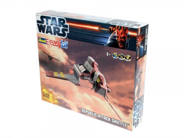 Revell-easykit,(Science-Fiction) 06683 SciFi-Modellbausatz &quot;Star Wars - Republic Attack Shuttle&quot;