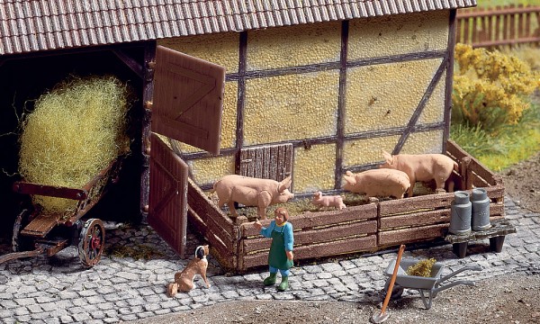 Noch 13020 Schwartenzaun, (33 Teil, ca. 91 cm lang)