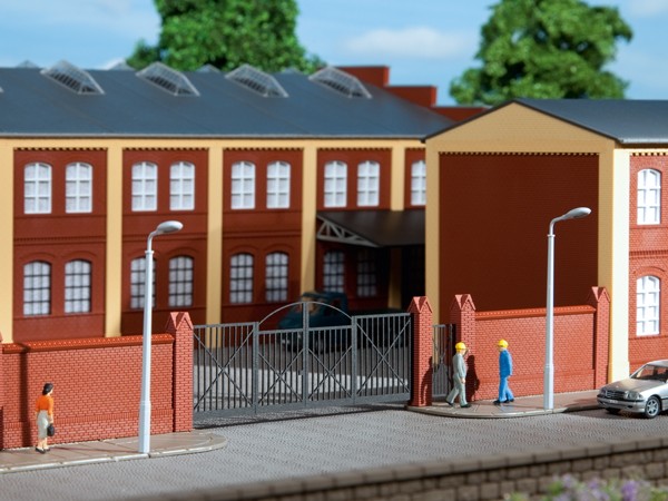 Auhagen 41622 H0-Ausgestaltungs-Zubehör, Einfriedung mit Toren