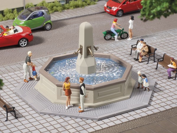 Auhagen 41629 H0-Ausschmückung-Zubehör, Brunnen - Attrappe
