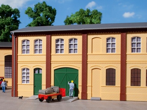 Auhagen 80607 H0-BauKastenSystem / Bauteile: Wände 2322B, 2322C und 2323C gelb