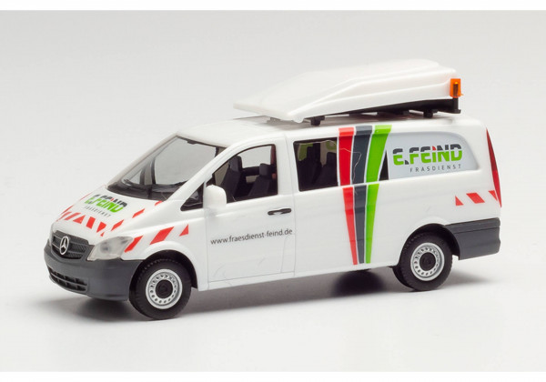 Herpa-Fahrzeugmodell, 095266 Mercedes-Benz &quot;Vito&quot; Begleitfahrzeug 3 der Firma &quot;Enrico Feind&quot;