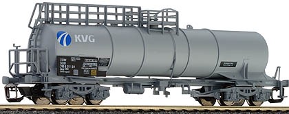 Tillig 15420 TT-Drehgestell-Kesselwagen Ep. IV, der "KVG", eingestellt bei der DR