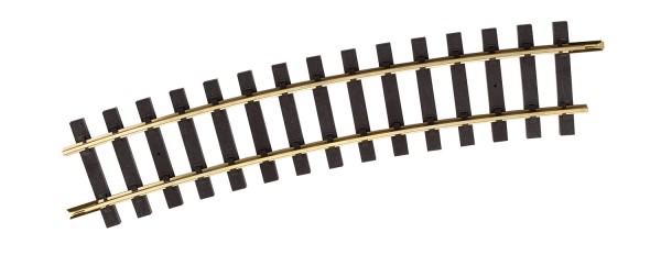 Piko, 35217 G-Bahn - Gebogenes Gleisstück "R7 - 1565mm/15°"