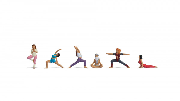 Noch 15888 H0-Figuren, "Beim Yoga"